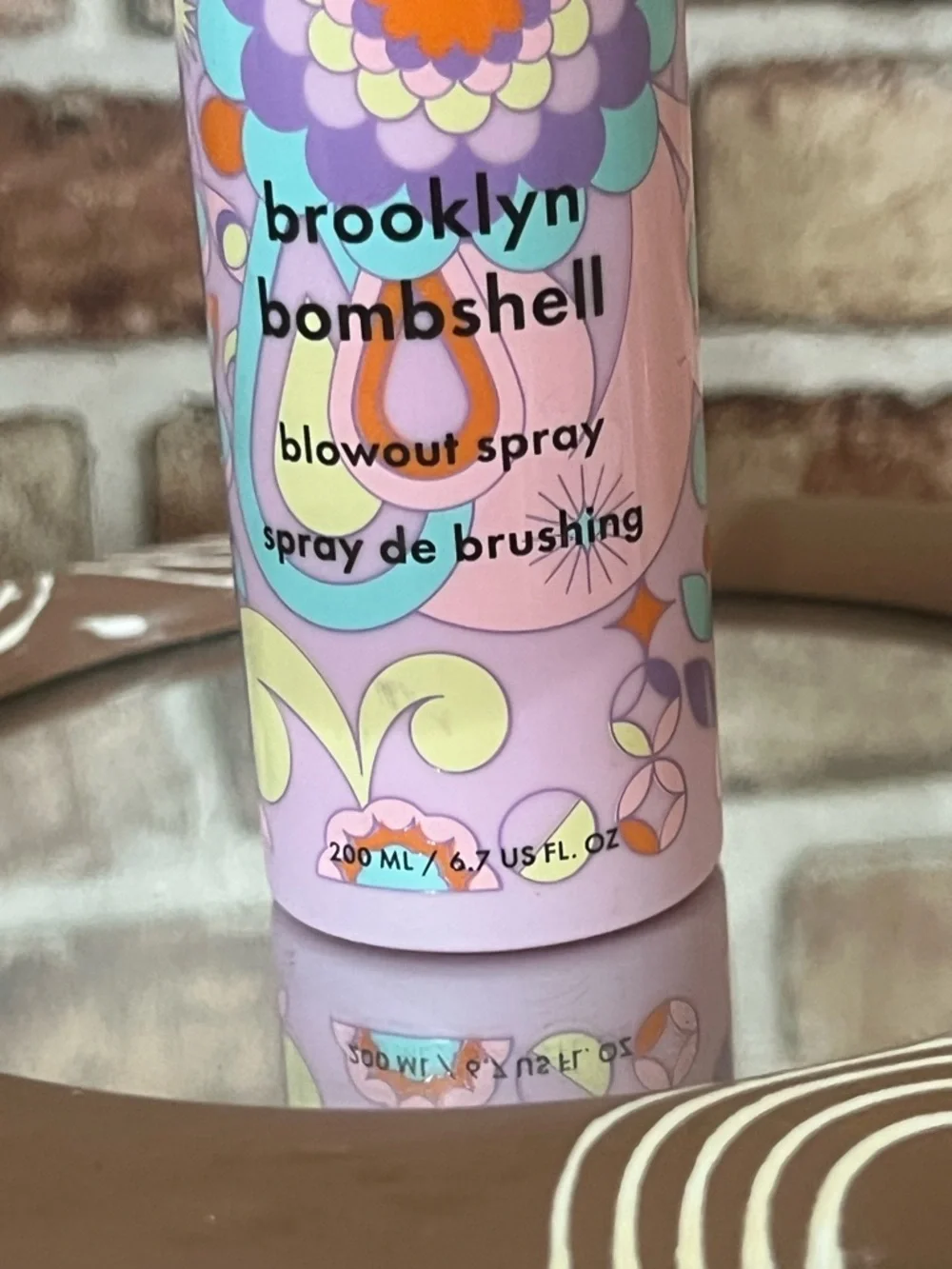 amika Pink Floral Blowout Styling Spray